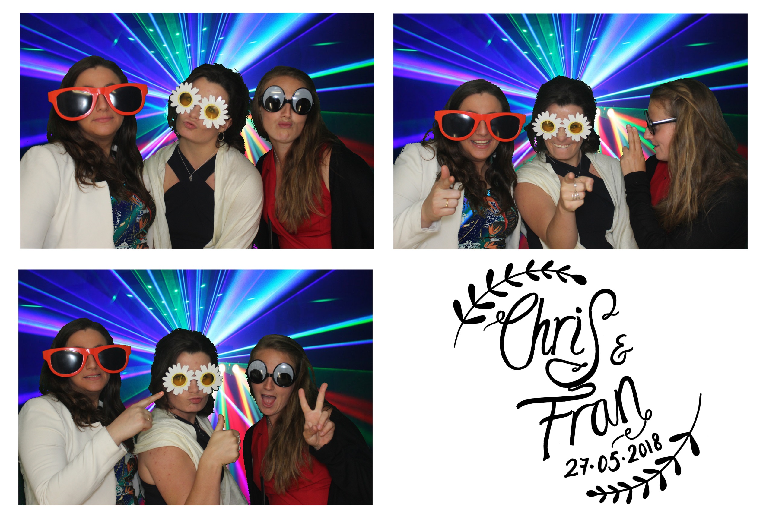 Chris & Fran | View more photos from the event at images.mobile-photo-booth.com/u/MobilePhotoBoothUK/Chris-Fran